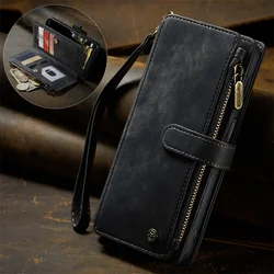 Leather Wallet Card Phone Case with Enhanced Protection and Stylish Design - Galaxy A53 5G (Black)