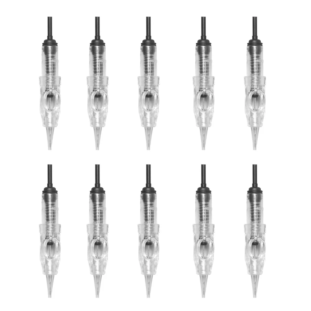 

10Pcs 600D-G Easy Click Agulhs Cartridge Needles Disposable Sterilized Tattoo Lip Permanent Makeup Needles Tips For Eyebrow