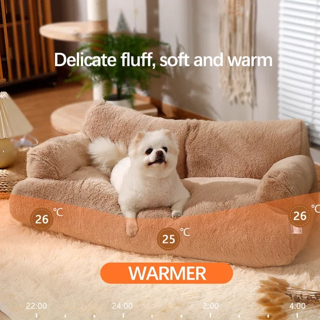 Cat Bed Sofa Winter Warm Foam Neck Pad Nest Beds Pet Deep Sleeping Bed For Small Medium Dogs Comfortable Plush Puppy Supplies 3