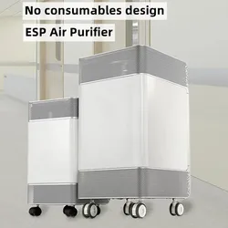 KINYO mobile air purifier with ESP consumable free design efficiently removes harmful gas and dust for home hotel office hospita