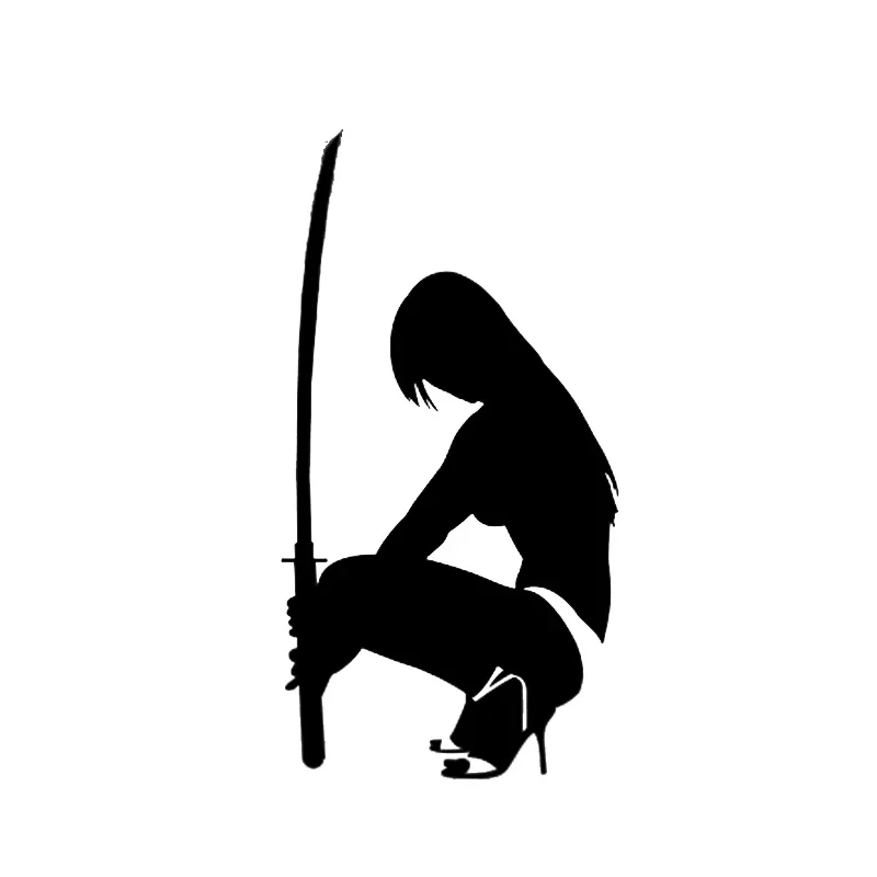 

Sexy Samurai Girl Car Sticker Skilled In Making Nice Design Decals Fashion Cars Door Window Decoration,21cm*12cm