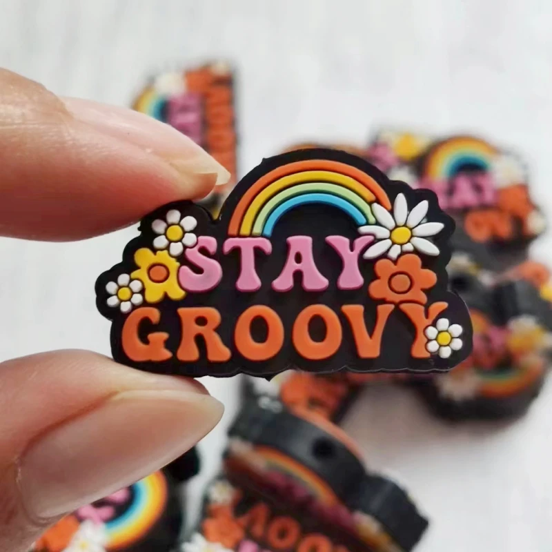 50pcs New Focal Silicone Beads Food Grade Baby Theeing Beads DIY Pacifier Chain Bracelet Pen Keychain Jewelry Making Accessorie