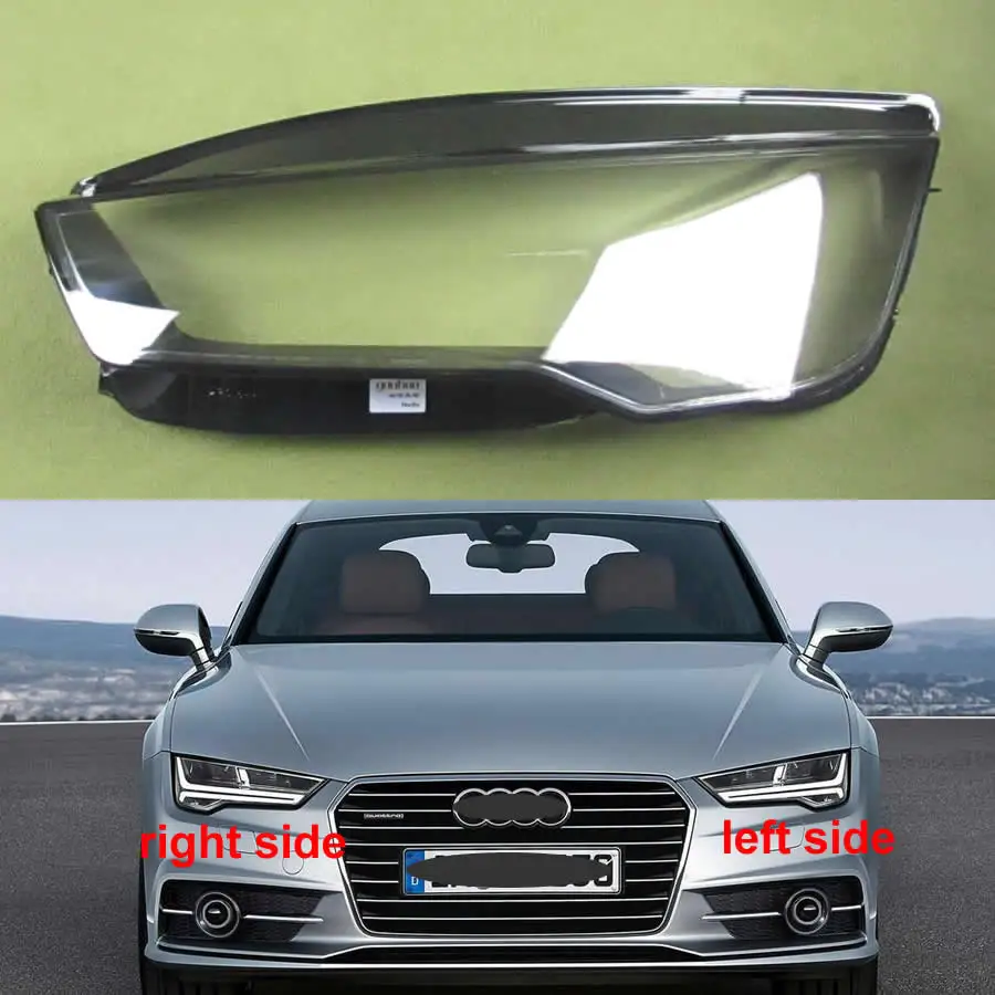utilsigtet hændelse købe At accelerere For Audi A7 2015 2016 2017 2018 Xenon Led Headlamp Transparent Cover  Lampshade Lamp Shade Headlight Shell Lens Plexiglass