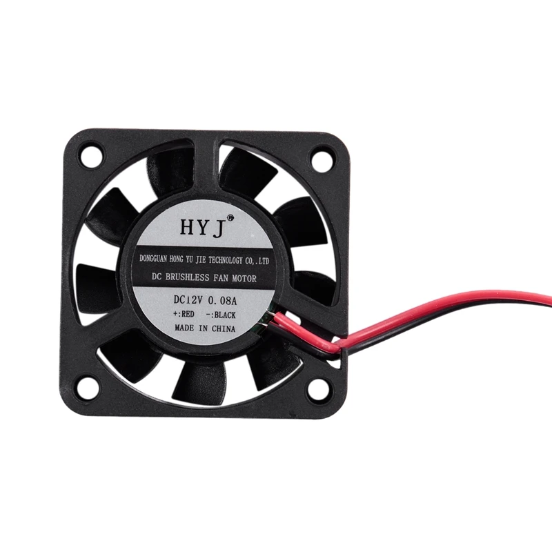 DC 12V 0.1A 2 Pin PC Case CPU Cooler Cooling Fan 40Mm X 40Mm X 10Mm