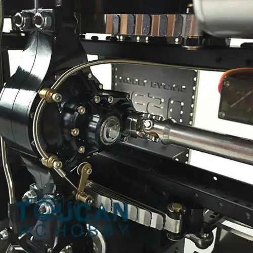 In Stock 1/14 LESU 8*8 Metal Chassis for DIY Tamiyaya  3363 56348 1851 Model RC Truck Toy TH15092 6