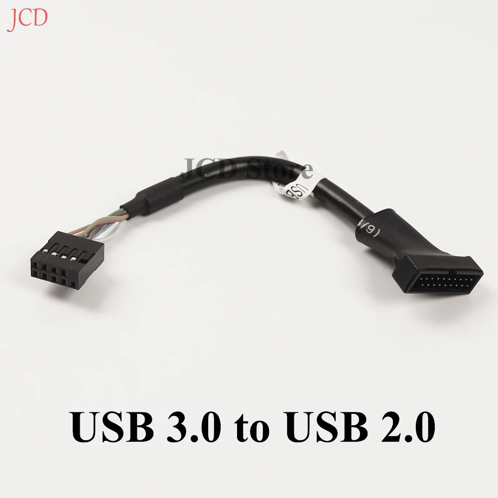 1-10PCS Konverter Adapter USB 3,0 20 Pin Stecker auf USB 2,0 9 Pin Motherboard Buchse Kabel USB 3,0 Buchse Auf 9 Pin USB 2,0 Stecker Kabel