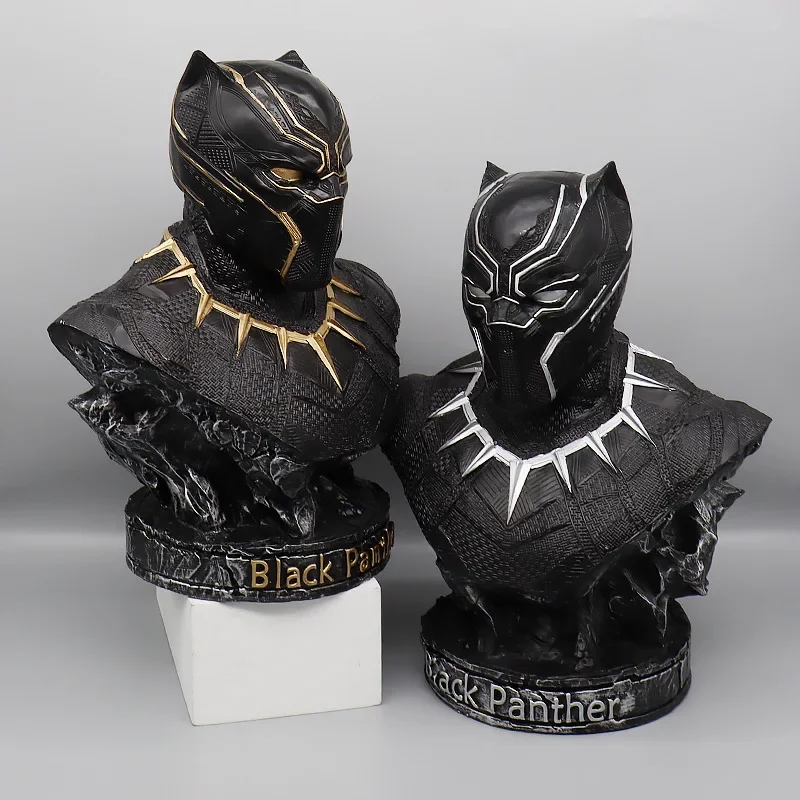 marvel-36cm-the-avengers-black-panther-bust-large-model-figure-resin-statue-home-desktop-decoration-ornaments-surprise-gifts