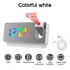 Multifunctional 180° Rotating Projection Creative Alarm Clock, 4