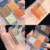 4-color Eyeshadow Palette Matte eye shadow tray Pearl makeup Daily Glitter Fine Shimmer Highlight Charming Eyes Makeup Cosmetics 5