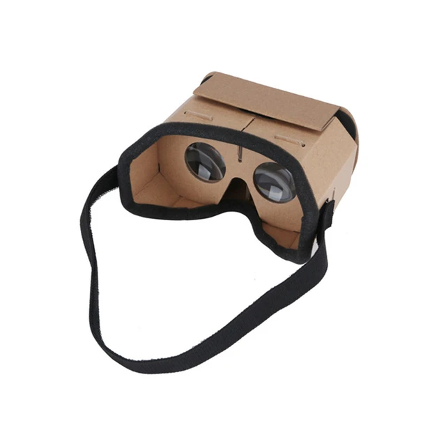 Lunettes de réalité virtuelle Google Cardboard, lunettes 3D VR, films pour  casque SmartMorning VR