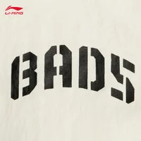 LI-NING BADFIVE hommes crème solaire ample sport coupe-vent à la mode décontracté manteau à glissière AFDV127 5