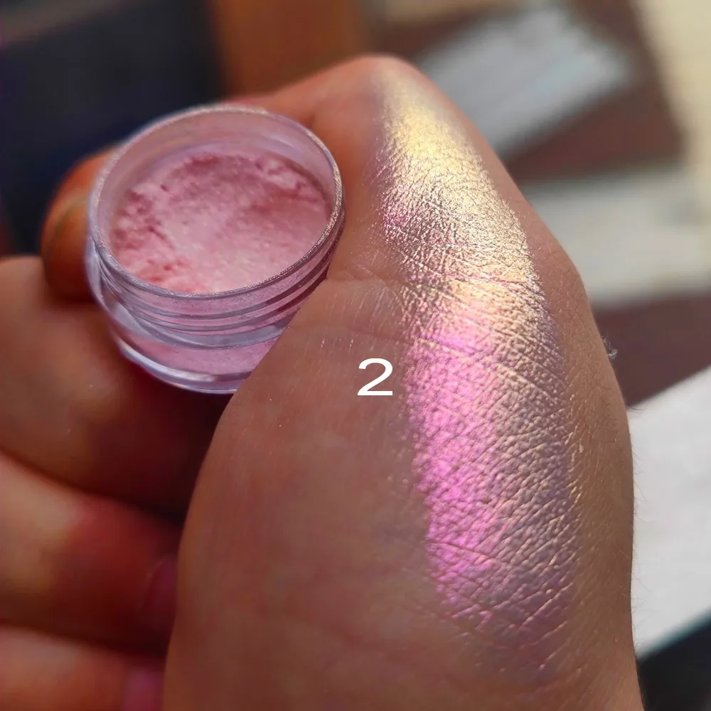 Nail powder Nail pigment Nail glitter Nail decoration Nail decorations 1 Box Chameleon Glitter Nails Powder Magic Mirror Dust Powder Chameleon Color Shift Nail Art Chrome Pigment For Manicure #Net 1g