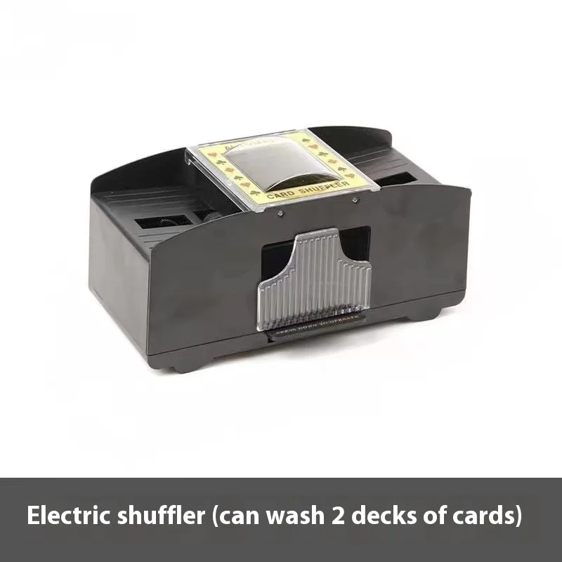 Durable Plastic Poker & Card Mixer Automatic Card Shuffler for Family Game Board Game
