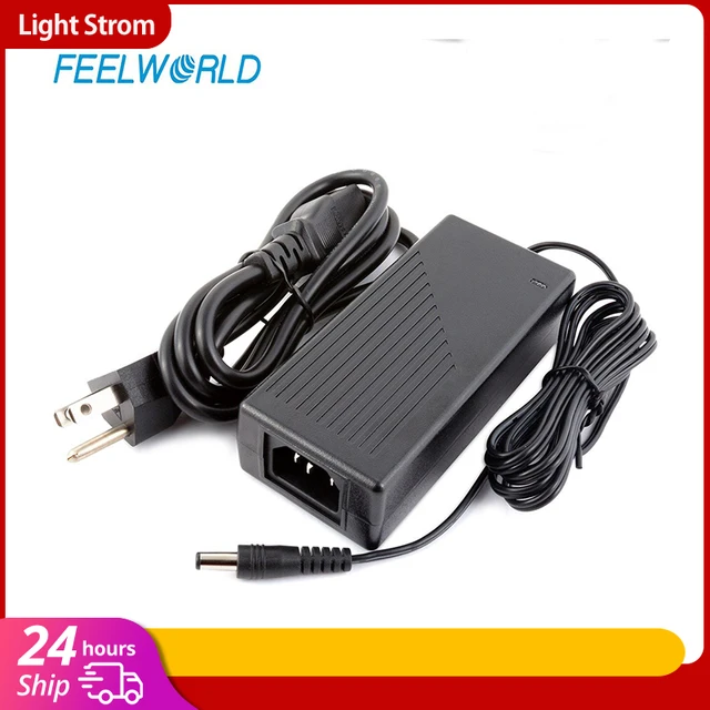 FEELWORLD DC 12V 3A Switching Power Supply Home Power Adapter US Standard  for 100V - 240V AC 50/60Hz