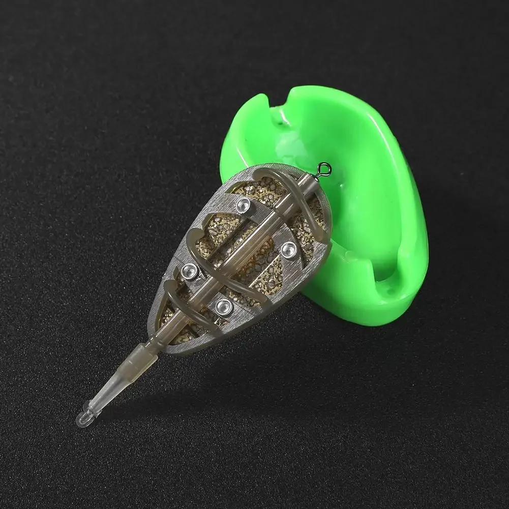 Bait Inline Method Feeder Mould Bait Thrower Carp Fishing Bait Basket Feeder Mould Set Bait Holder  Bait Mould For Carp Feeders
