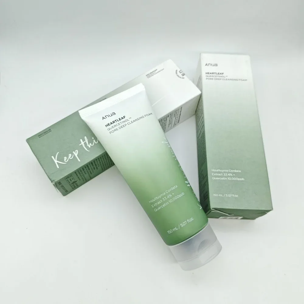 Anua Heartleaf Pore Control Cleansing Oil Pore Control Deep Cleansing Foam and Soothing Refreshing Toner Niacinamide 10% + 2% 2