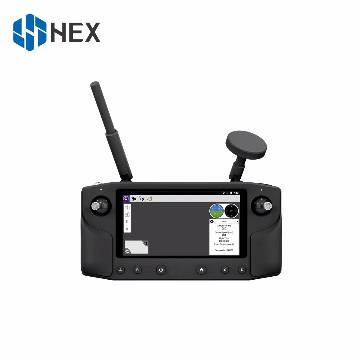 Hex Herelink 1.1 Remote controller QGC mavlink support ArduPilot PX4 Airunit wireless digital transmission system HDMI 4