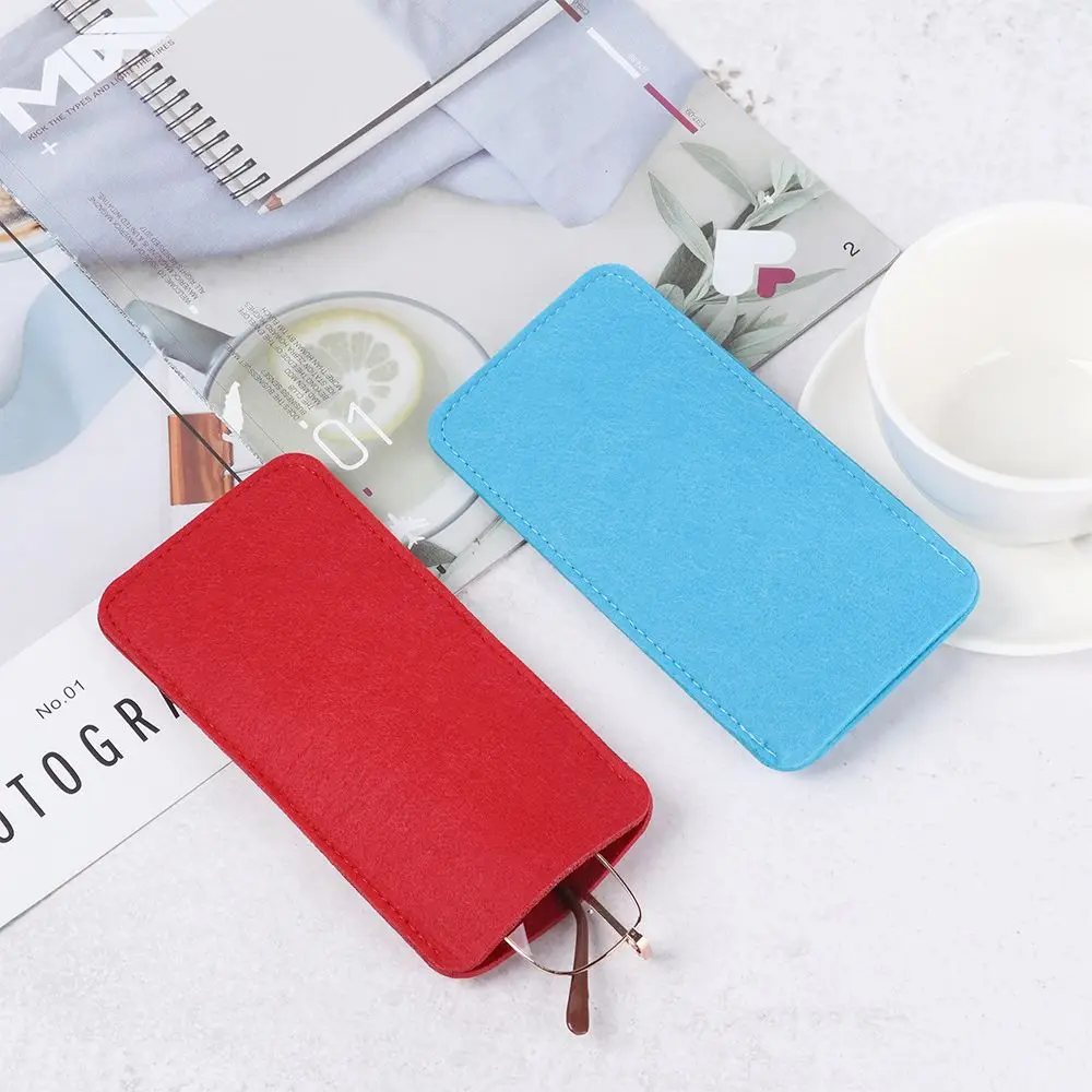 5 Custodie Per Occhiali In Feltro Multicolore – 18,5×9 Cm, Morbide, Fai Da Te, Unisex - 3
