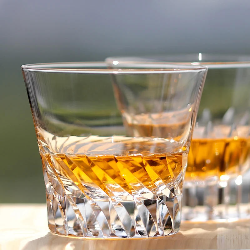 

Edo kiriko Crystal Whisky Glass Scotch Glasses With Gift Box Lead Free Crystal Whisky Glasses Engarving Hand Cut To Clear Glass