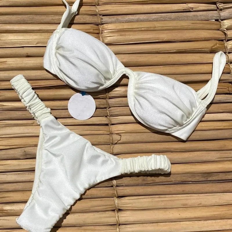 Sexy Push Up Bikini 2024 Women Swimwear Bathing Suit Woman Micro Bikini Set Biquinis Tankini Swimsuits Women Beachwear Vacation