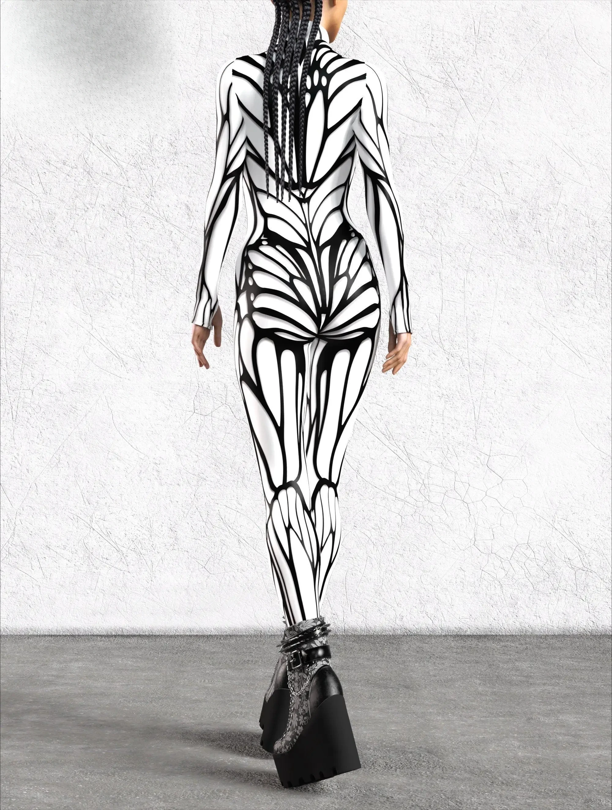 Halloween Costume Flutter Butterfly Costume for Women Carnival Party Jumpsuit Elegant Zentai Bodysuits Festival Catsuit Outfits
