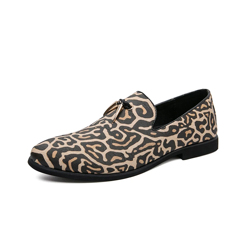 Shoes Moccasins Jasper James Moccasins leopard pattern casual look 