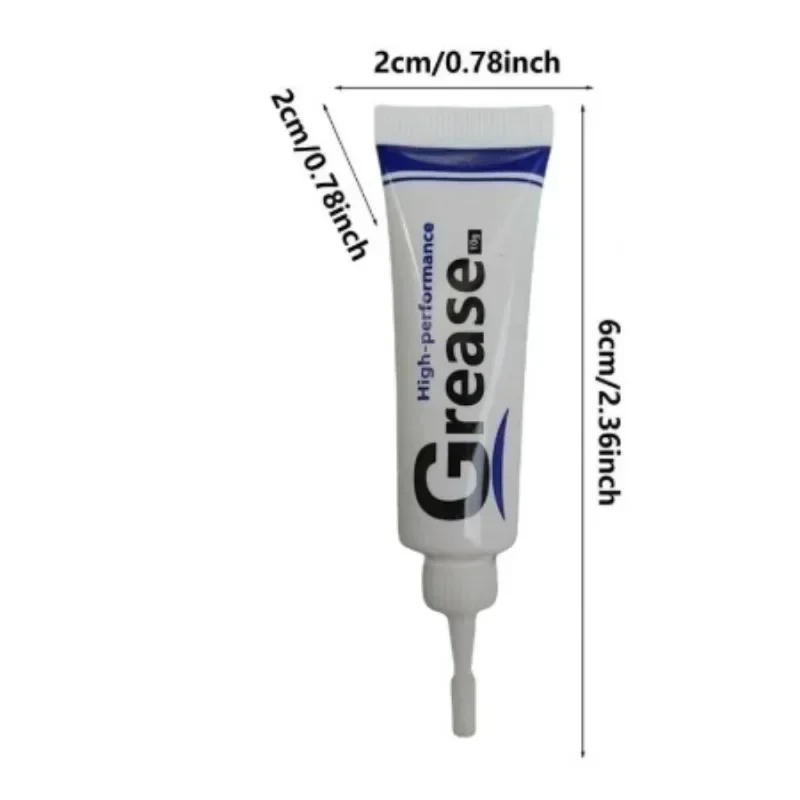 10ml Lithium Based Grease Waterproof O-ring Seal Lubricant Maintenance Lubricant White Glue for Rubber Metal Bearing Lubrication