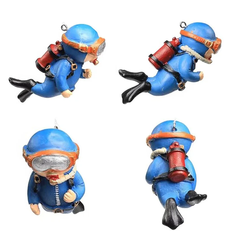 Aquarium Accessories Miniature Diver Ornaments Fish Tank Decoration Floating Landscaping fish tank ornaments mini landscape ornaments fish tank decorations aquarium ornaments
