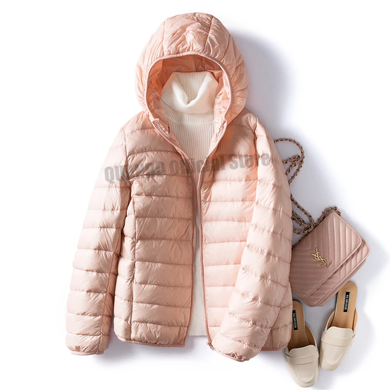 Over Size 5xl 6xl 7xl Women Ultra Lightweight Packable Autumn Winter Warm Jackets 2023 New Arrivals Female Slim Short Down Coat