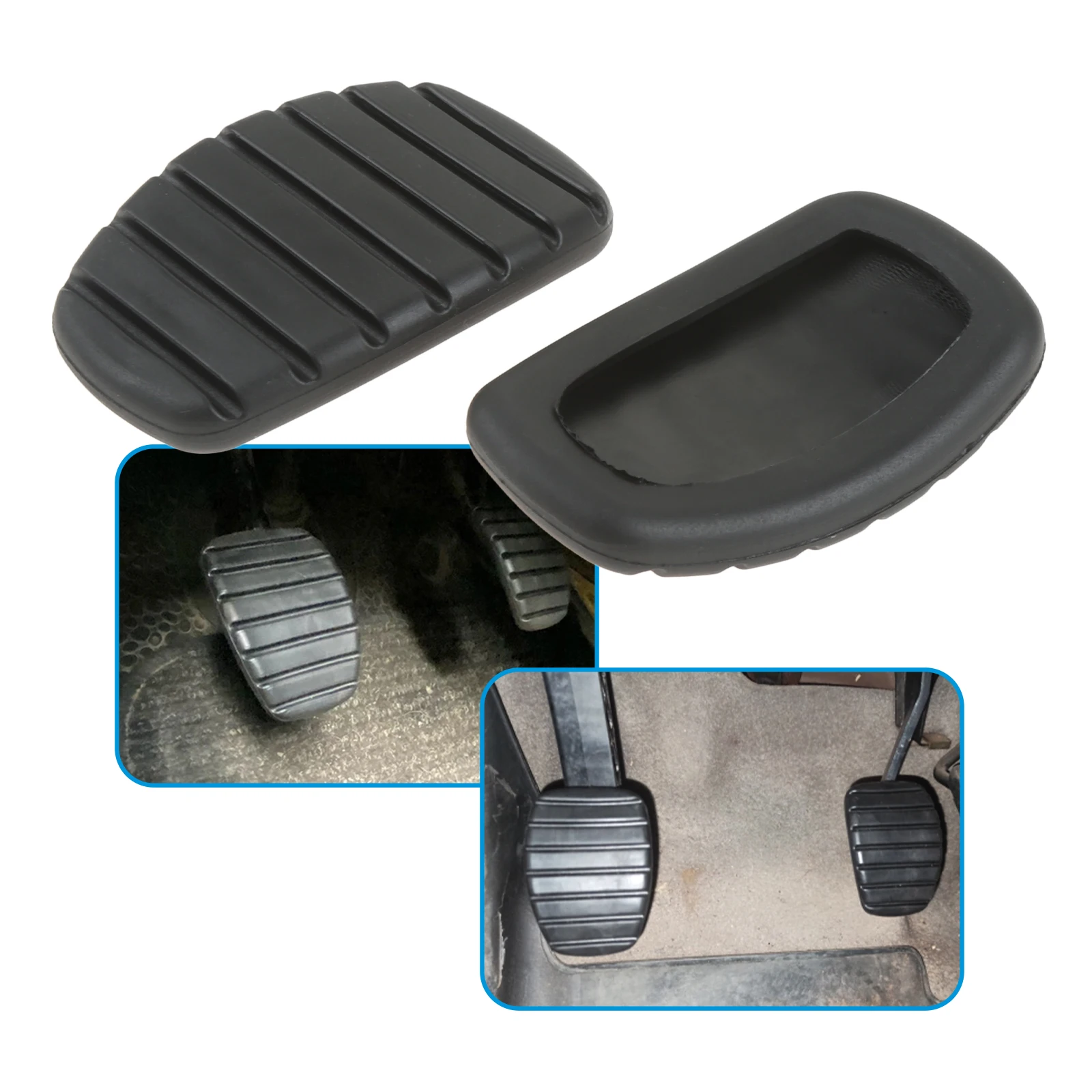 Cubiertas Para Pedales De Coche (embrague Y Freno) Para Renault Scenic 2 2003-2010, Antideslizantes, Fácil Instalación