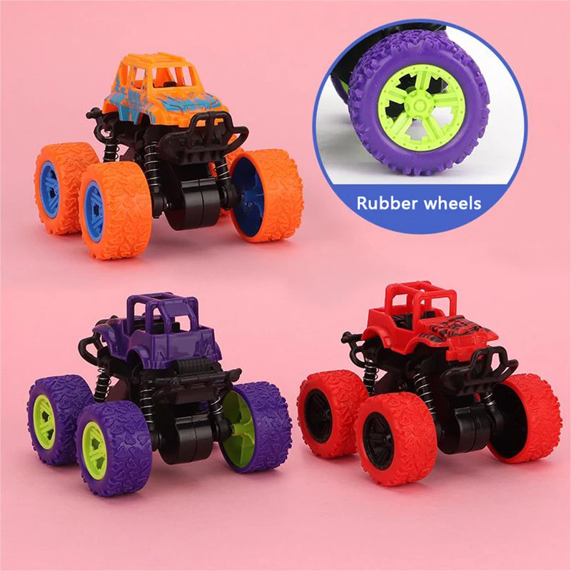 

Children's Four-Wheel Drive Off-Road Vehicle Rollover Stunt Car Climbing Toy Car Monster Truck Children Monster Truck Stunt Spin