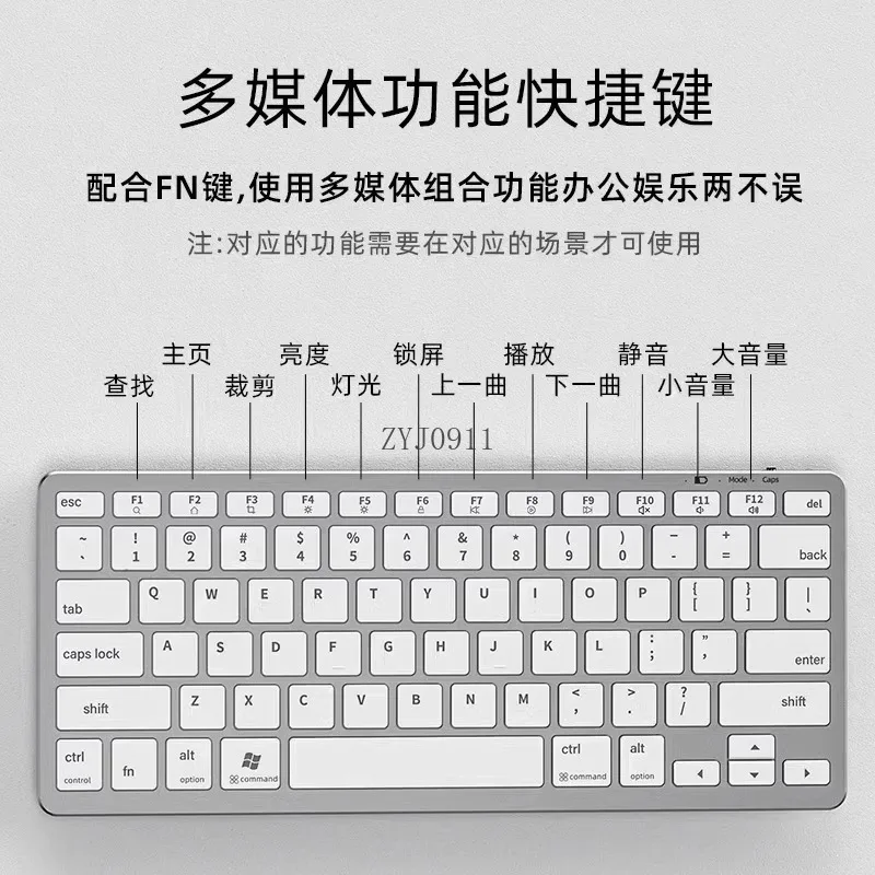 D Wireless bluetooth keyboard and mouse set notebook office typing silent charging keyboard and mouse