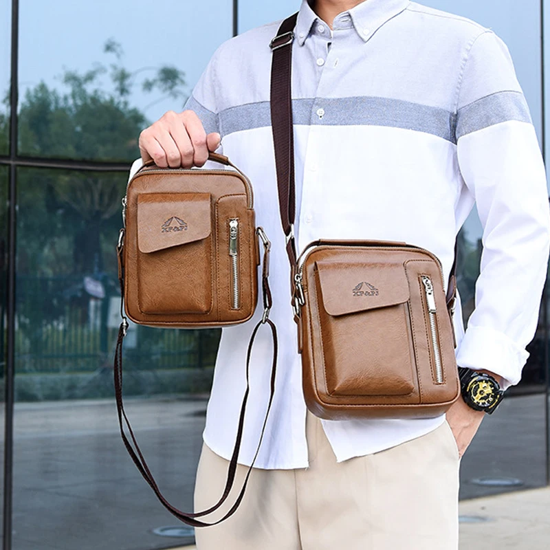 Men Messenger Bag Fashion Splash Proof Shoulder Bag Crossbody Bag Satchel  Bag