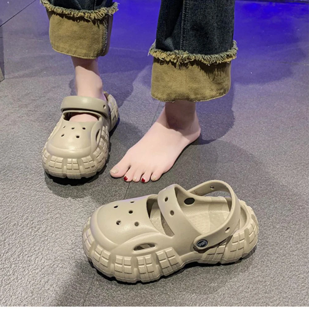 women's sandals summer 2024 lightweight Non-slip Beach shoes Soft sole Hole Shoes cheap shoes clearance free shipp Garden shoes