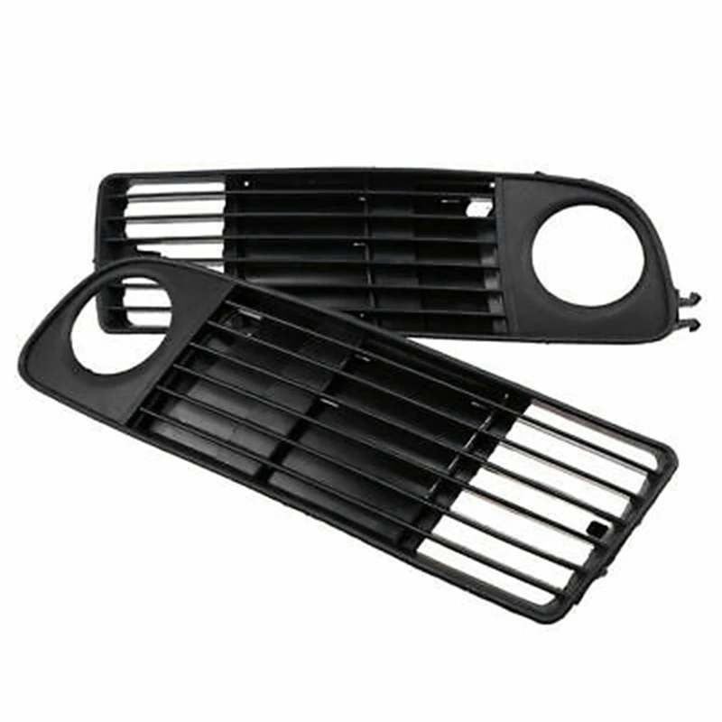Automobile Front Bumper Fog Lamp Grille Fog Lamp Frame Cover For A6 C5 1998-2001 Accessories Parts 4B0807682S 4B0807681S