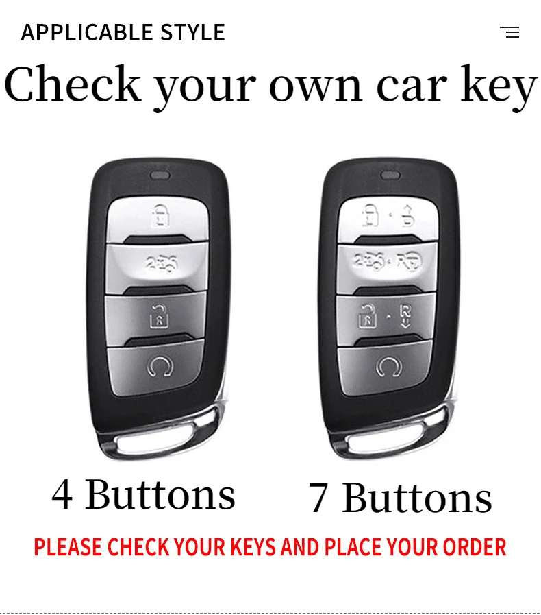 Zinc Alloy Key Holder For Changan CS35 Plus Car Key Cover Case For Changan CS75 PLUS CS85 COUPE CS95 Remote Set Accessories 6 Zinc Alloy Key Holder For Changan CS35 Plus Car Key Cover Case For Changan CS75 PLUS CS85 COUPE CS95 Remote Set Accessories - Scf97528f570046f58188b14ba7c44ca84