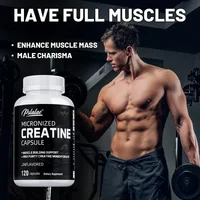 Micronized Creatine - Supports Muscle Growth and Recovery, Enhances Cellular Energy and Cognitive Function - 120 Capsules