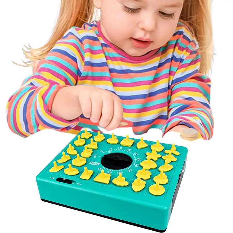 

Kids Shape Matching Poped Up Tray Toy Time Board Puzzle Toy Board Sorting Game Plaything Preschool Puzzles For Boys Girls