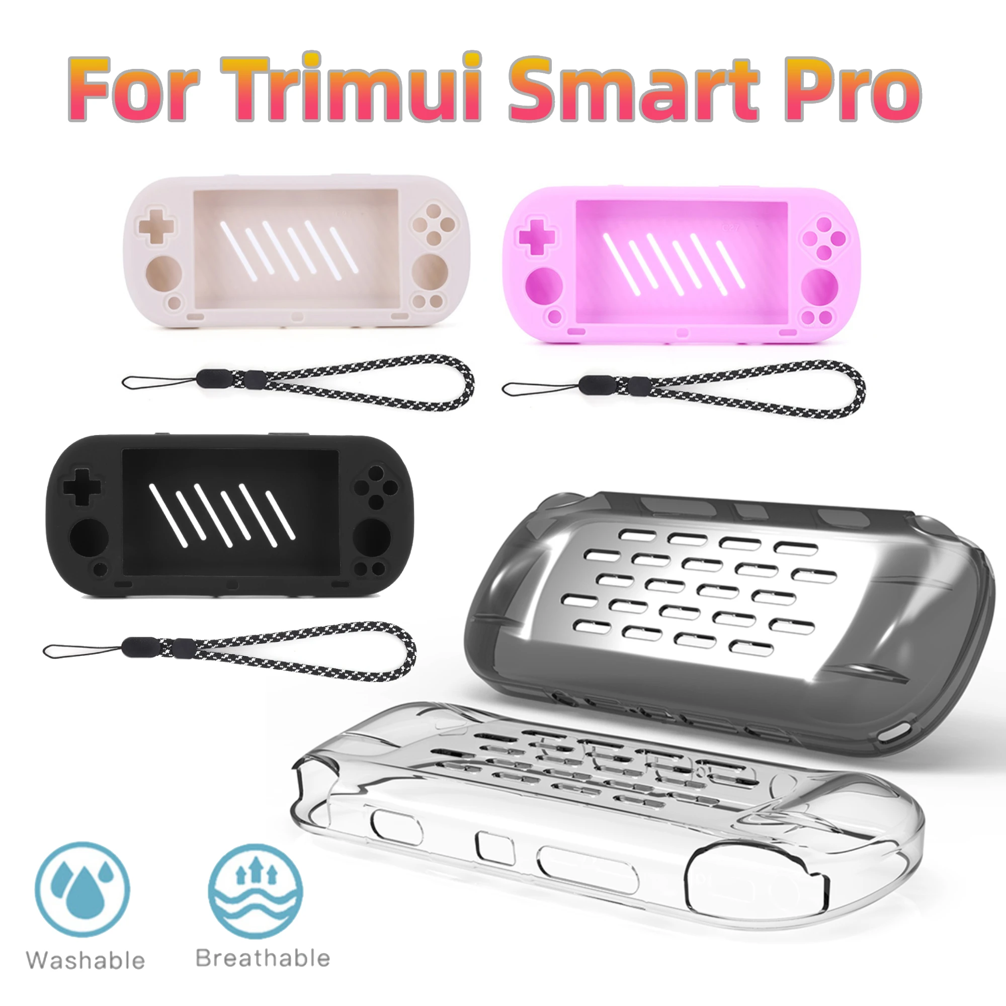 Soft Shell Protective Case TPU Shell Protective Case with Lanyard Anti-Scratch Soft Shell Skin ...