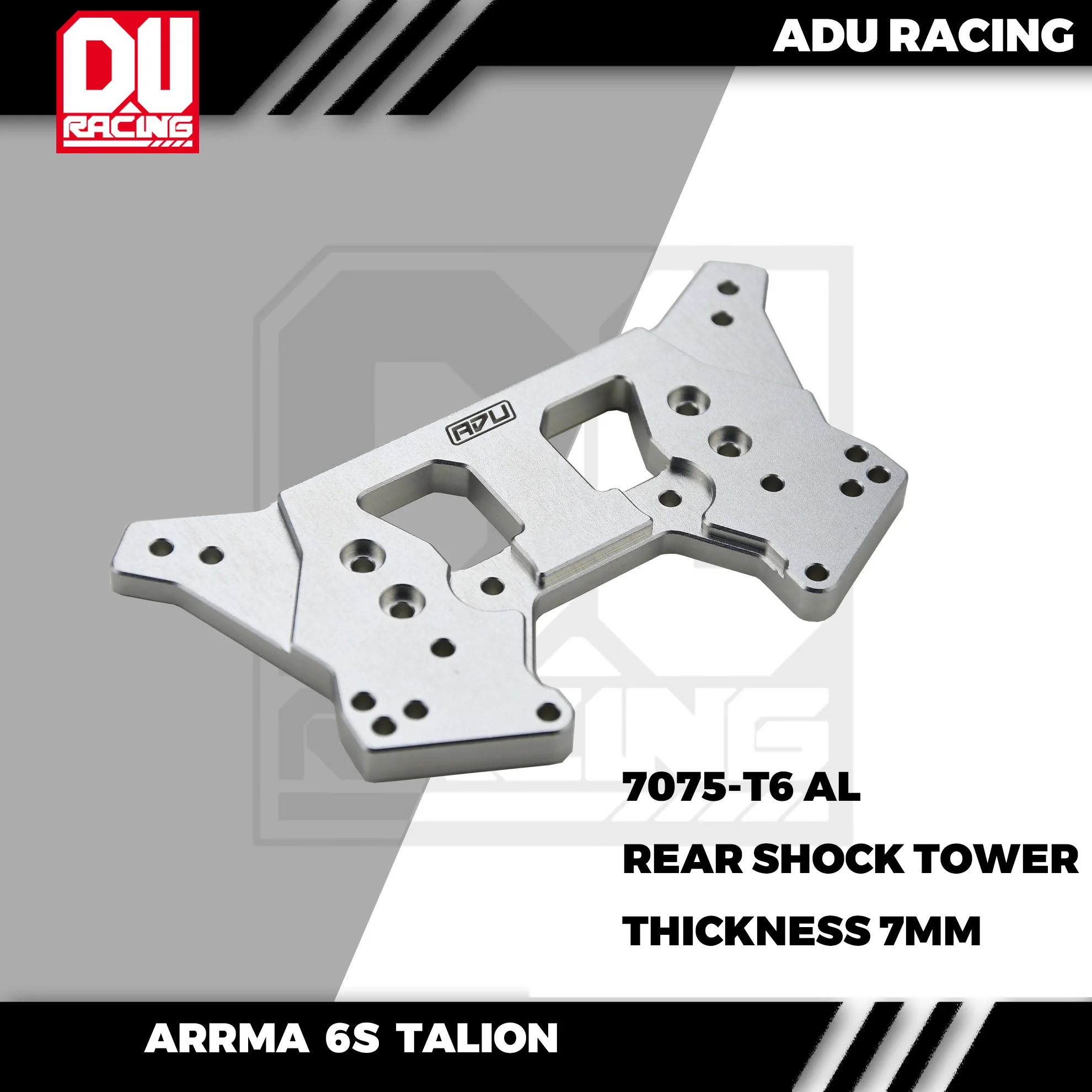 ADU Racing REAR SHOCK TOWER CNC 7075-T6 ALUMINUM for ARRMA 6s TALION rc car parts