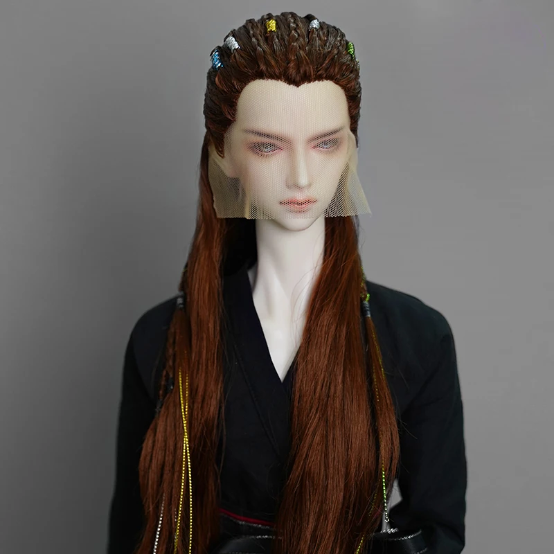 

2022 New Style Top Quality 1/3 1/4 Bjd Wig High Temperature Wire SD For BJD Doll With Many Braid Wig