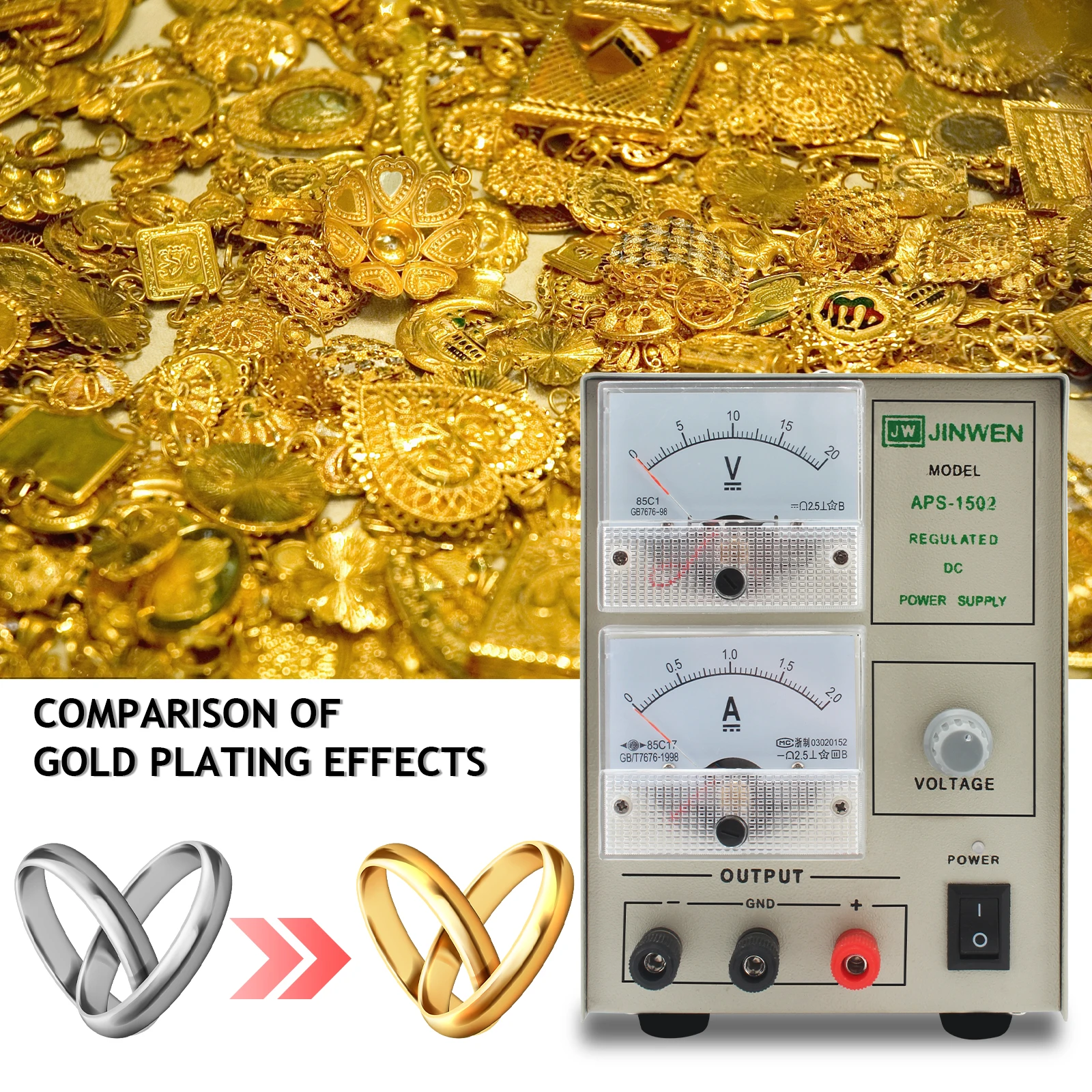 Compact 50ml Electroplating Kit for Rhodium Plating