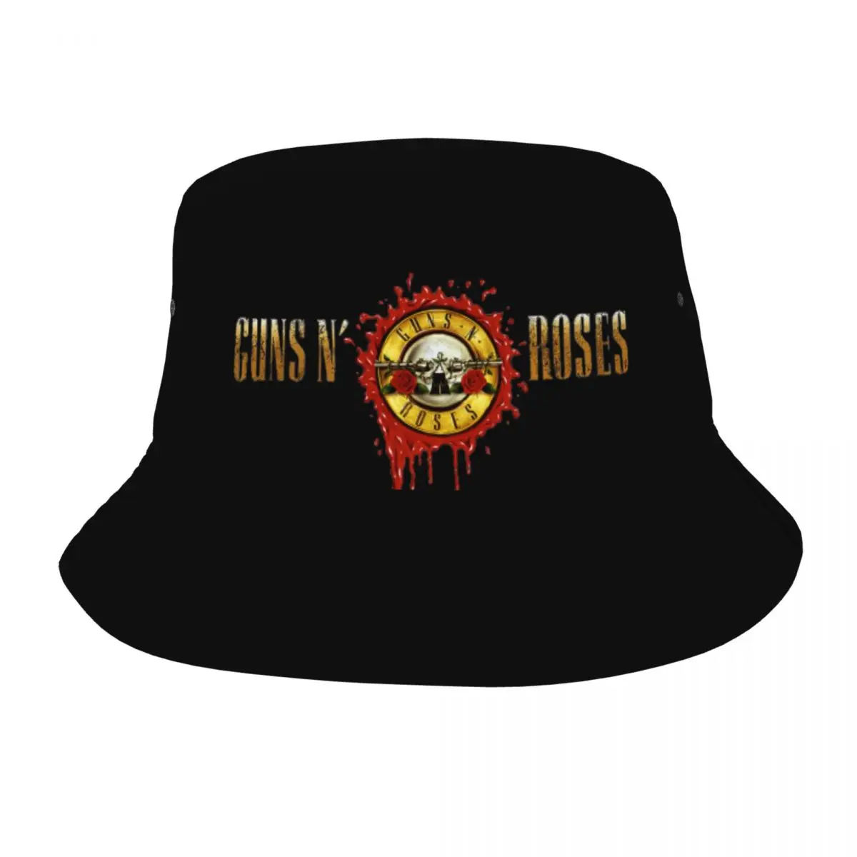 

Beach Hatwear Guns N Rose Heavy Metal Bob Hat Harajuku Men Women Hot Sun Hats Steampunk Music Boonie Hat Fishing Cap Camping