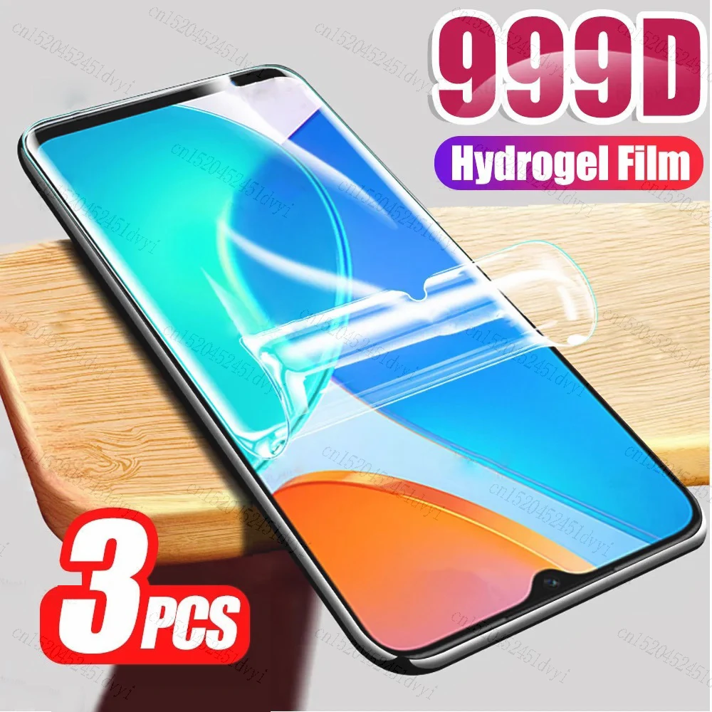 

3PCS HD Clear Hydrogel Film for Vivo T1 6.44" 6.58" T1 5G T1X 4G 5G T2X Screen Protector Protective Film Not Glass