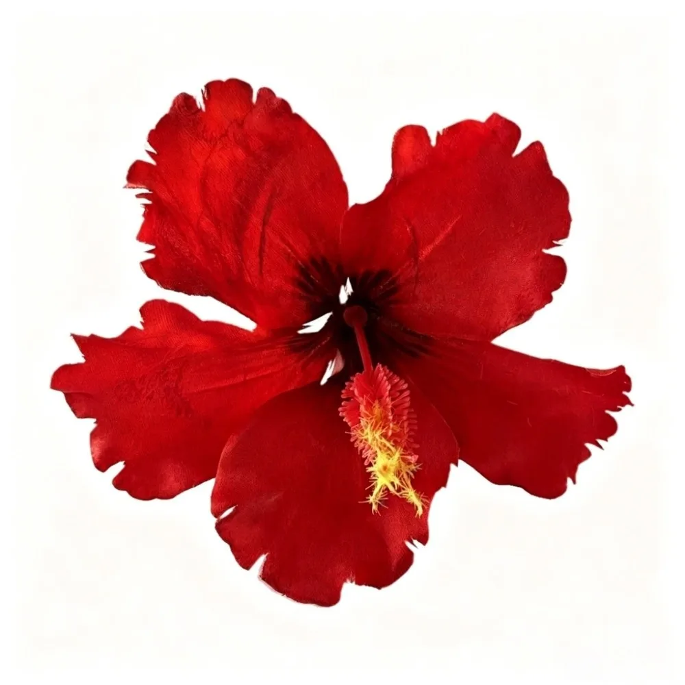 Bohemian Summer Hibiscus Flower Hair Clip