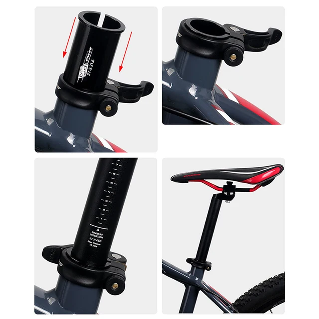 Adattatore Reggisella Bici - Da 27.2mm A 30.8mm, In Lega Alluminio, Per MTB E Strada - Foto 9