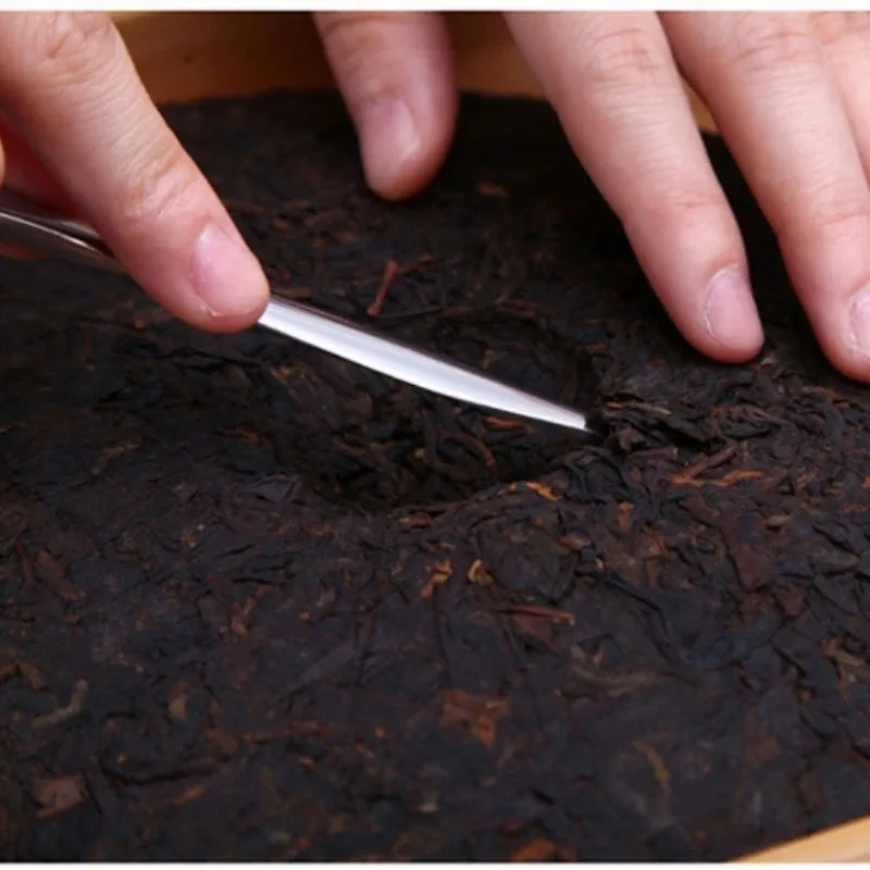 1 PCS Puerh Tea Knife Needle Puer Knife Cone Stainless Steel Metal Insert Tea Set Thickening Puer tea cutter tea needle set