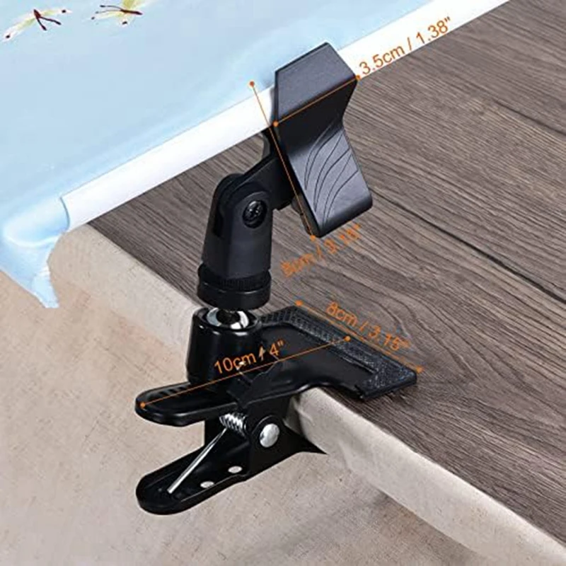 Embroidery Hoop Clip, 360&deg; Swivel Adjustable Table Clip, Crossstitch Clip Opening Up To 4.03 Cm, For Needle Sewing
