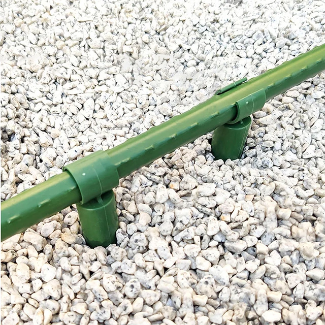 10 Darabos Műanyag Csatlakozók Virág Rattan Növényi Oile Csatok C/D Típusú Állítható Kerti Gyümölcsös Csatlakozó Rudakhoz - Image 5