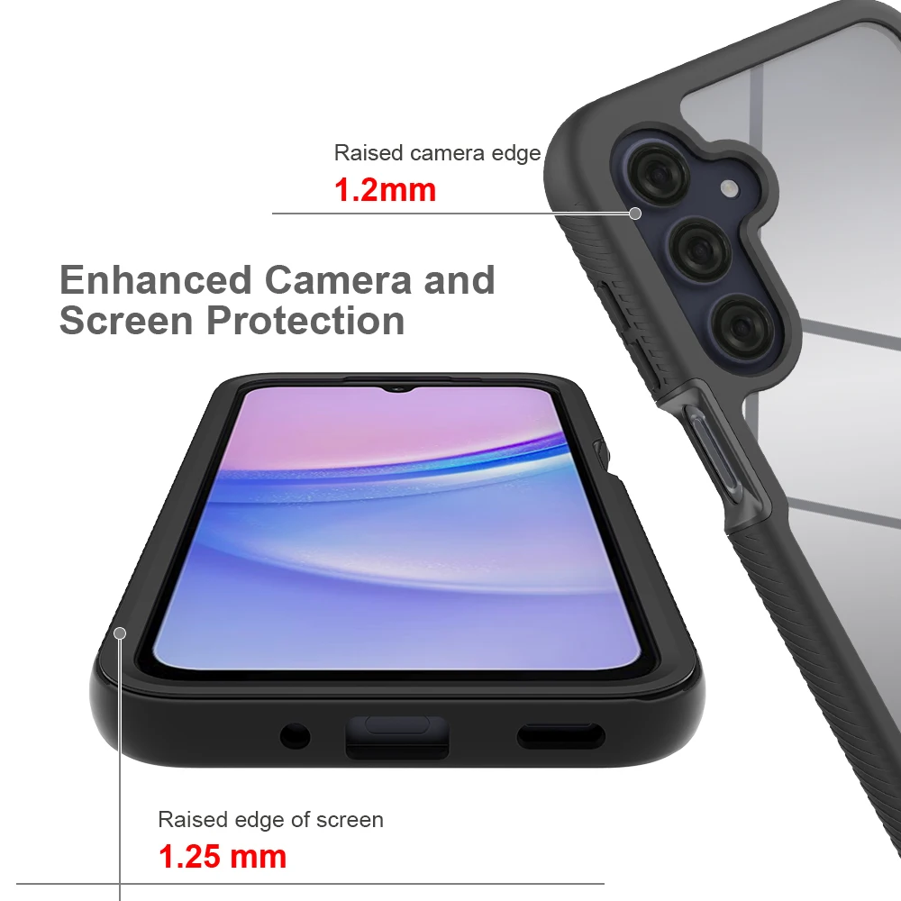 Hybrid Rugged Shockproof Sky Case with Dual-Layer Protection